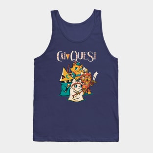 Cat Quest RPG Cats Video Game by Tobe Fonseca Tank Top